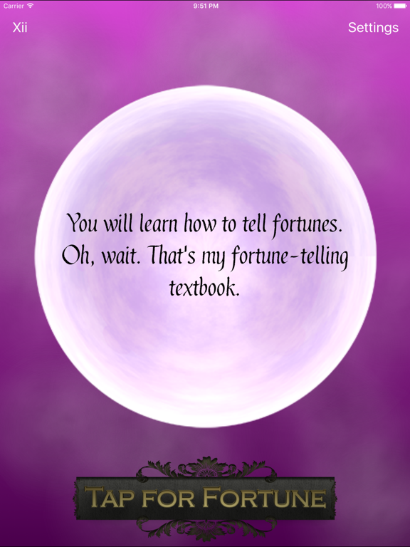 Screenshot #6 pour iPredict - The Funny Fortune Teller