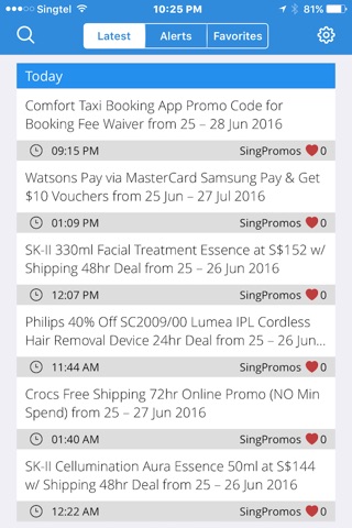 DEALert  - Singapore Discount, Promo, and Deals’ Alert screenshot 4