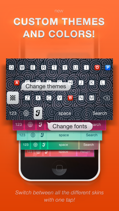 Textizer Font Keyboards Free - Fancy Keyboard themes with Emoji Fonts for Instagramのおすすめ画像1