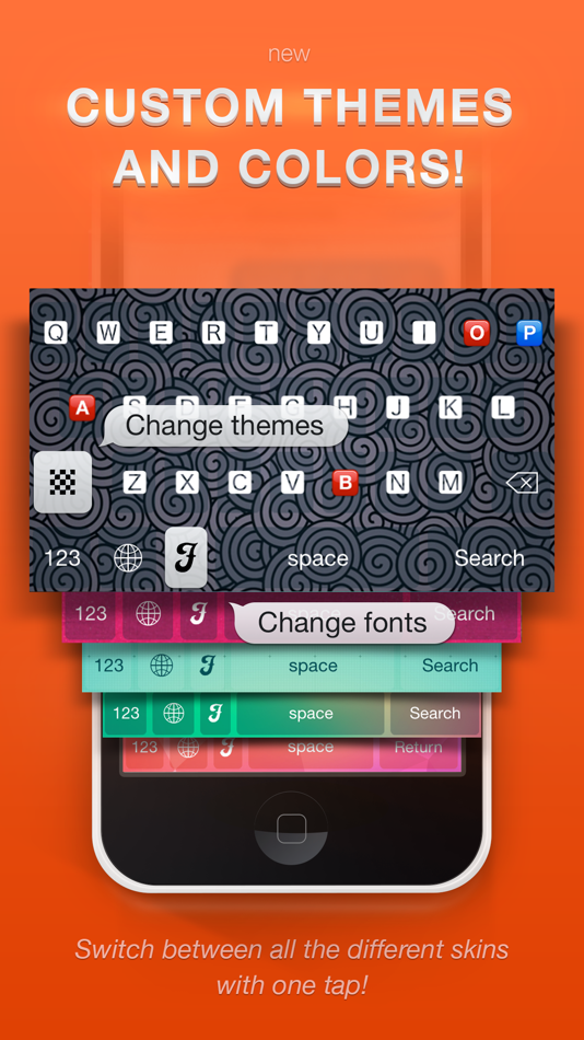 Textizer Font Keyboards Free - Fancy Keyboard themes with Emoji Fonts for Instagram - 2.4 - (iOS)