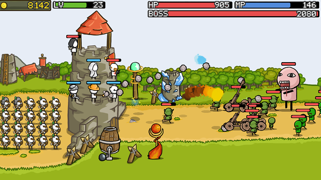 Grow Castle! iOS Mod IPA screenshot 3 - iOS game interface