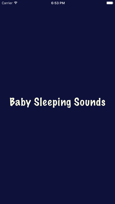 Screenshot #1 pour Baby Sleeping Sounds