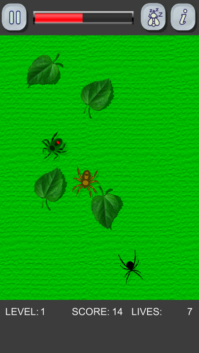 Kill the spiders! But do not touch the "Black Widow" (ad-free) Screenshot 3