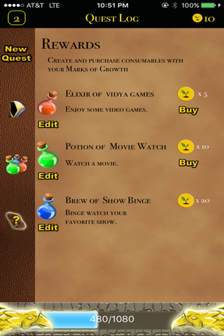 Quest Log - The RPG To-Do List screenshot 3