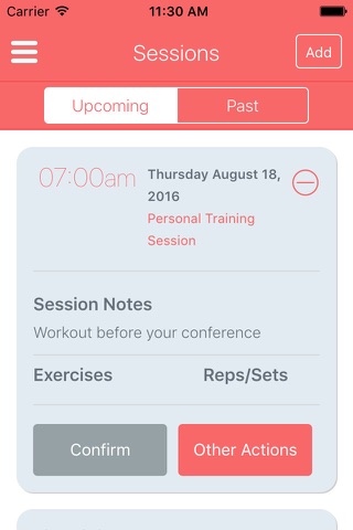 MyFitCoach App screenshot 4