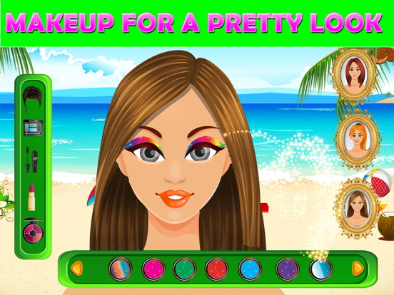 Beach Dress Up- free Princess hot fashion star and salon game for girls & boys iPad screenshot