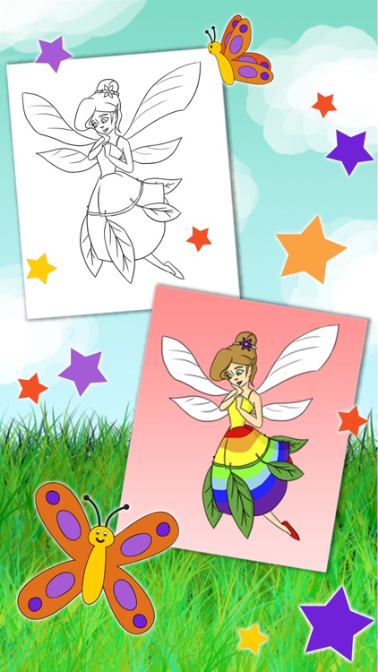Paint fairies for girls from 3 to 6 years - Premium screenshot-3