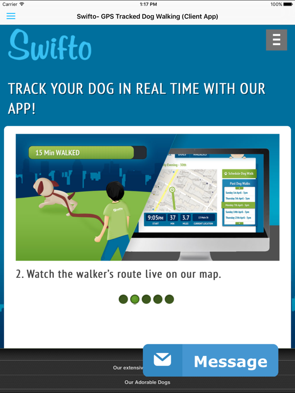 Swifto iPad screenshot 1 - Lifestyle app