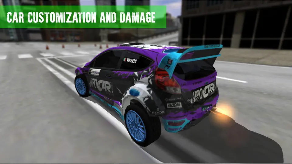 Capture d'écran de Pure Rally Racing Drift sur iPhone 5