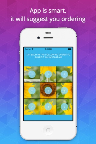 Grid Pro - Split Insta Picture in Grids for Instagram Pic screenshot 4