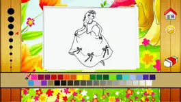 Game screenshot Princess Girls Coloring Book - All in 1 cute Fairy Tail Drawing and Painting Colorful for kids games free hack