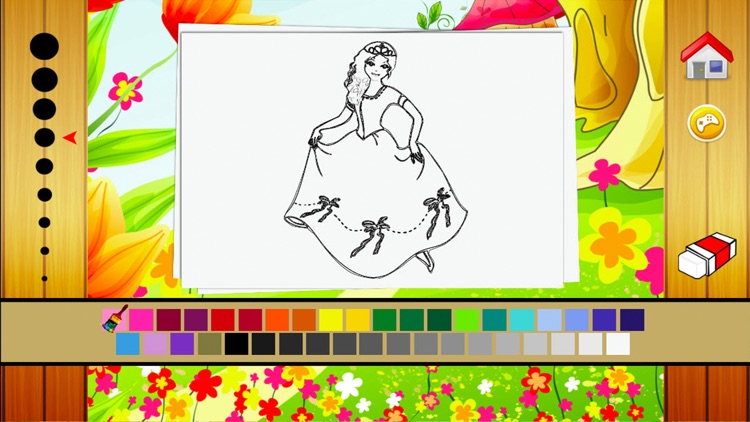 Princess Girls Coloring Book - All in 1 cute Fairy Tail Drawing and Painting Colorful for kids games free