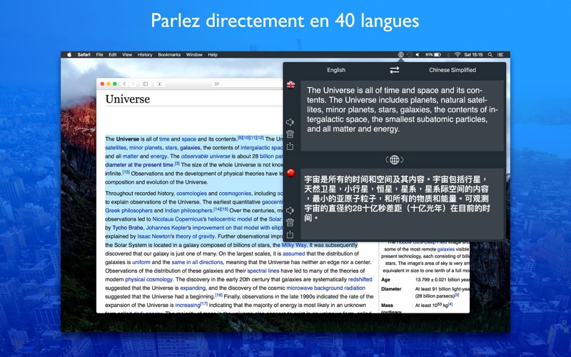 Screenshot #1 pour Traducteur rapide Tab