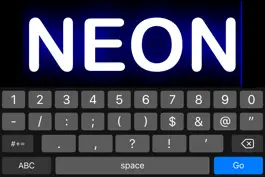 Game screenshot Neon: Big Text apk