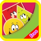 Learn Shapes with Colorful Flashcards - Preschool kids,Toddlers and Babies