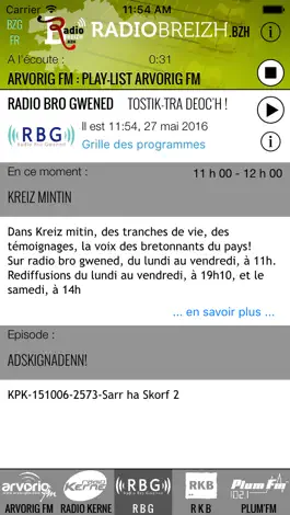 Game screenshot iBZH - RadioBreizh apk