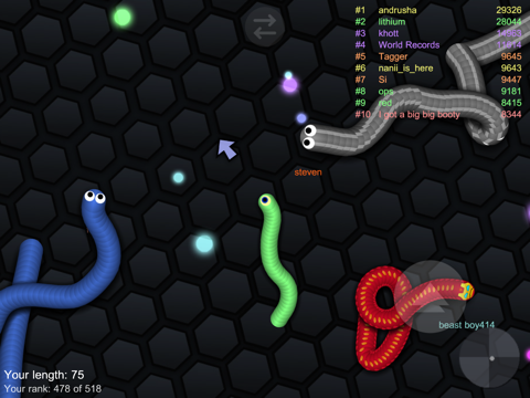 Screenshot #4 pour Flashy Snake - Rolling Worm All O Skins Unlocked
