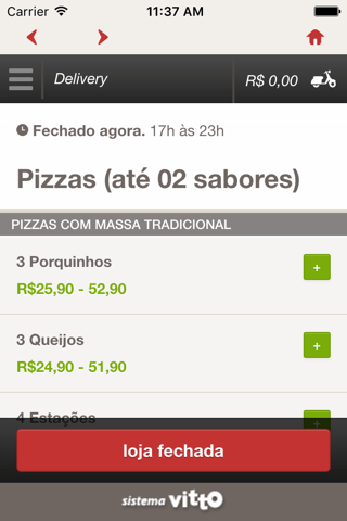 Sottile's Pizzaria Peça Online screenshot 3