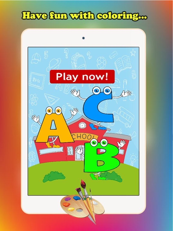 ABC Coloring Book for children age 1-10 (Alphabet Upper): Drawing & Coloring page games free for learning skill