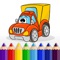 Cars, Trucks and other Vehicles - Coloring Book for Little Boys, Little Girls and Kids - Free Game