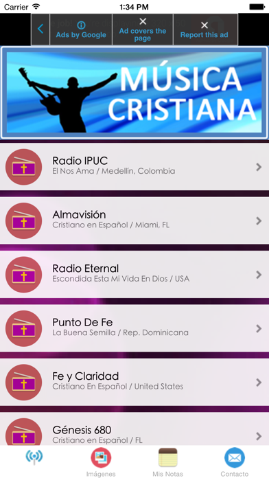 Screenshot #3 pour A+ Radios Cristianas Gratis Online - Imagenes Cristianas -