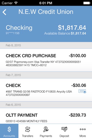 NEW Credit Union Mobile App screenshot 4