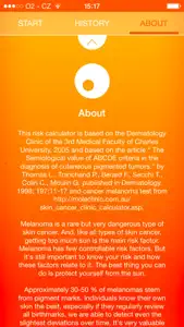 Melanoma Test - risk calculator of skin cancer screenshot #5 for iPhone