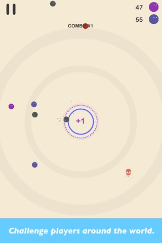 Mr Dot - Swipe, slide, shoot to splash color dotz on colorful circle screenshot 3