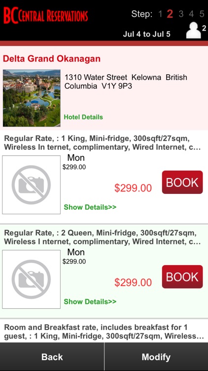 BC Central Reservations