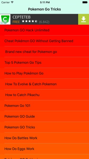How to Get Pokemon Cheats on Ios