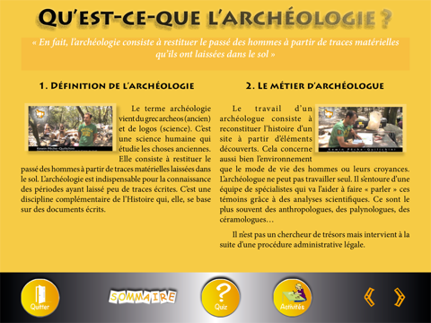 Screenshot #6 pour L'archéologie à l'école
