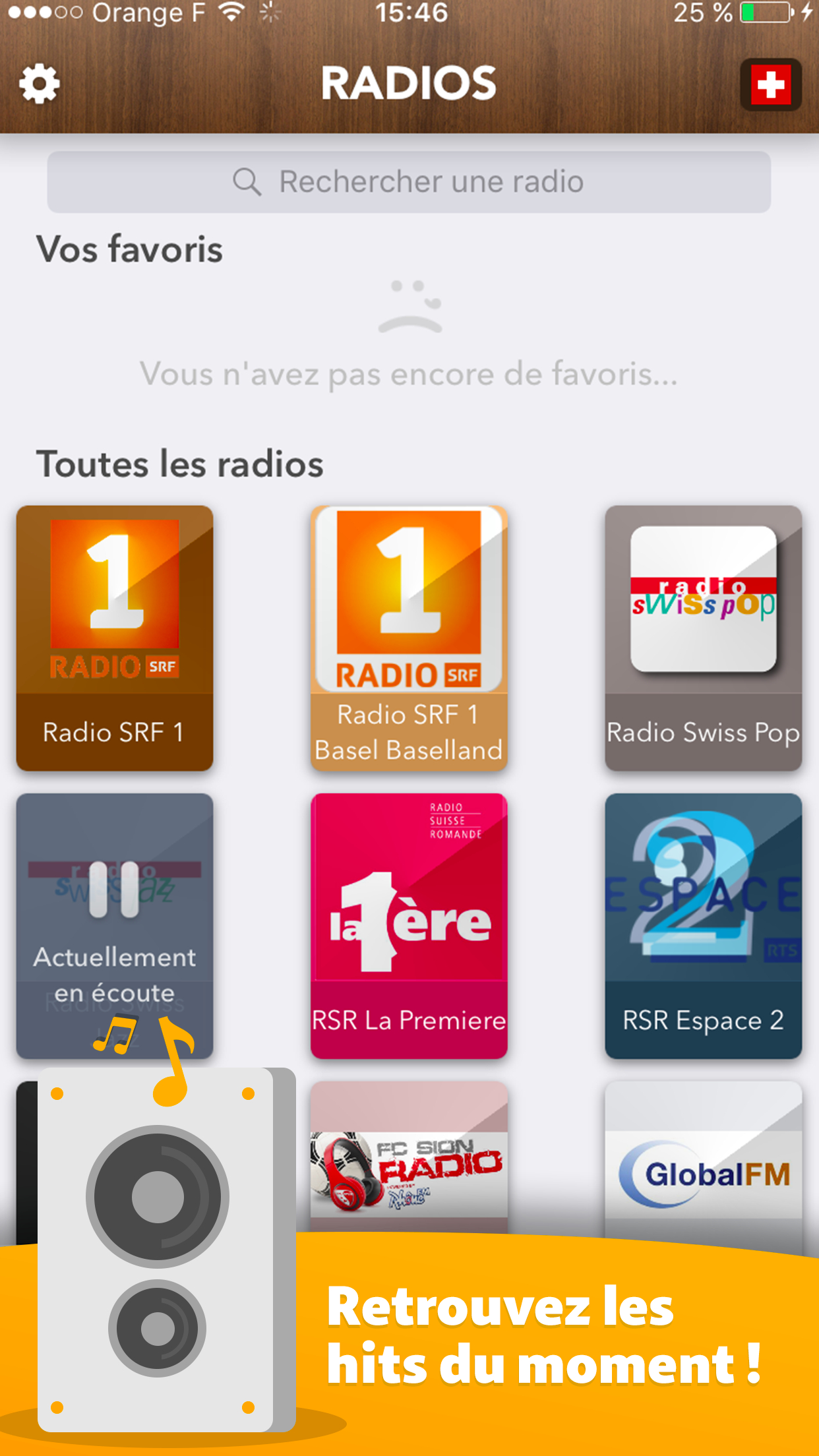 Swiss Radio - all Radios in Switzerland Schweiz FR screenshot 3