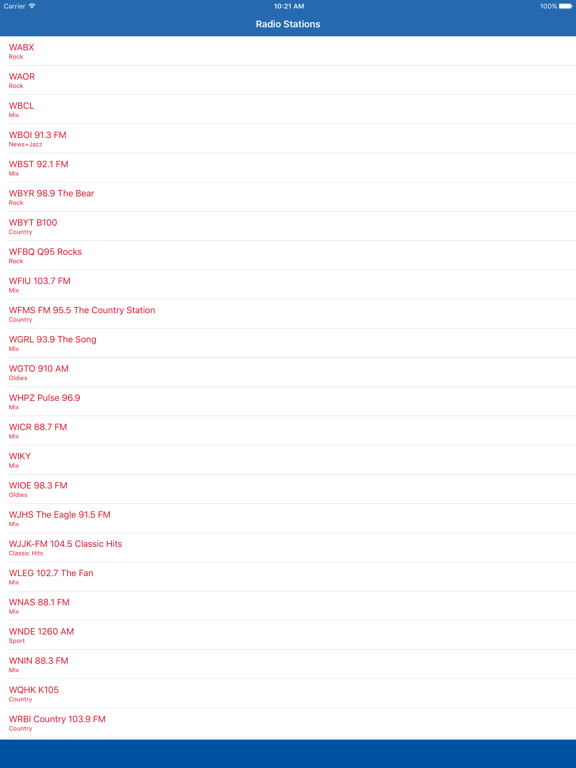Screenshot #4 pour Radio Channel Indiana FM Online Streaming