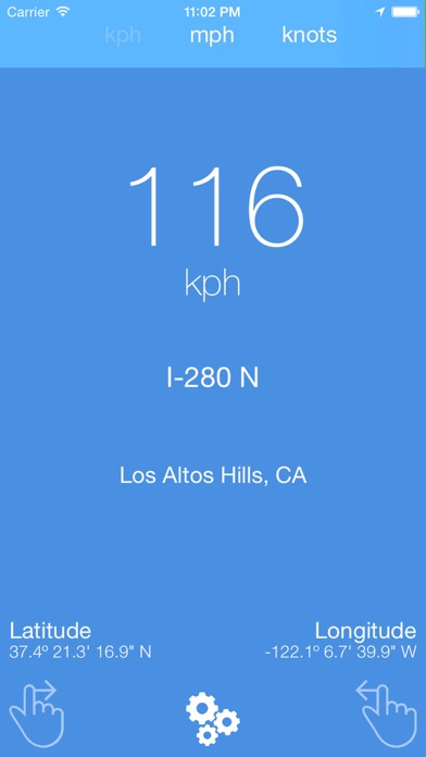 Screenshot #2 pour SpeedView - GPS Speedometer