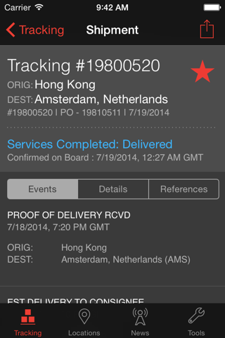 Expeditors Shipment Tracking Business Dimensional Weight