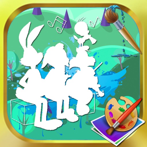 Paint For Kids Games Looneys Tunes Edition iOS App