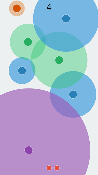Screenshot #2 pour Color Dots - a minimalist arcade game