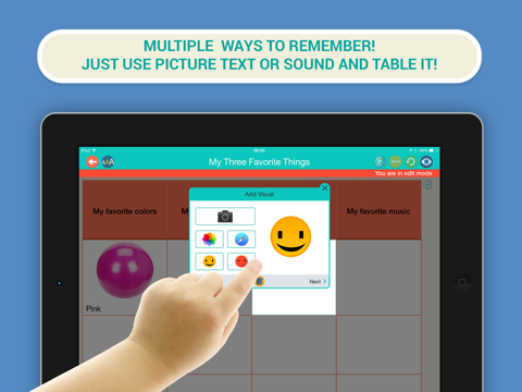 Screenshot #6 pour Table it! – Students with special needs learn to organize their world of knowledge