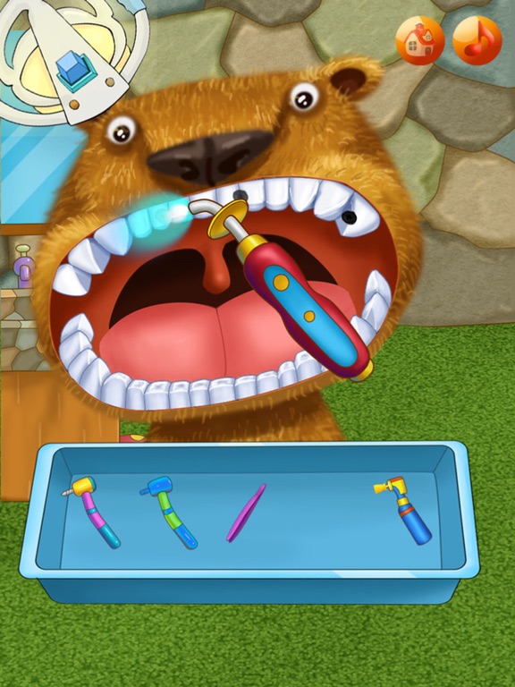 стоматолог:домашнее животное больницы врач-офис: забавные детские зубы игры для мальчиков & девочек HD для iPad