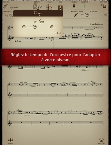 Play Beethoven – Romance n°2 en fa majeur (partition interactive pour violon) screenshot 2