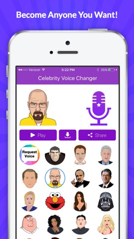 Celebrity Voice Changer - Funny Voice FX Cartoon Soundboardのおすすめ画像1