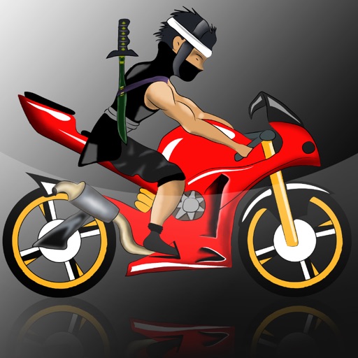 Crazy Ninja Bike Race Madness - best road racing arcade game icon