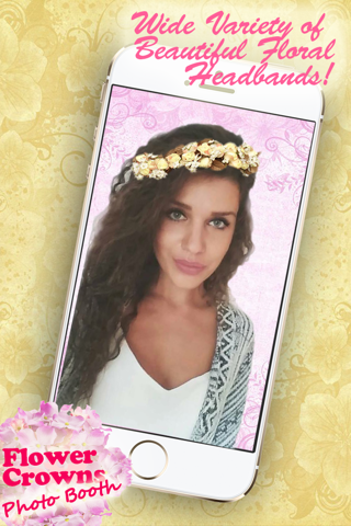 Flower Crown Photo Booth – Fashion Accessories for Hair.style Makeover in Pic Edit.or screenshot 2