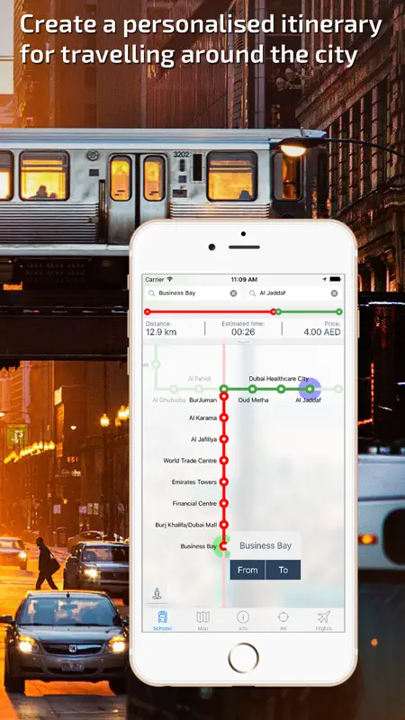 Dubai Metro Guide and route planner screenshot 2 of 5