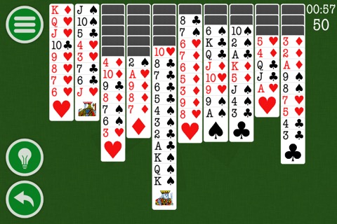 Spider Solitaire Classic Patience Game Free Edition by Kinetic Stars KSのおすすめ画像1