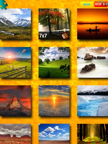 Nature Jigsaw Puzzles – Beautiful Landscape Picture Puzzle Games for Brain iPad screenshot