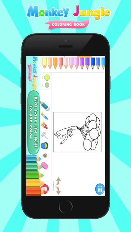 Monkey Jungle Coloring Books