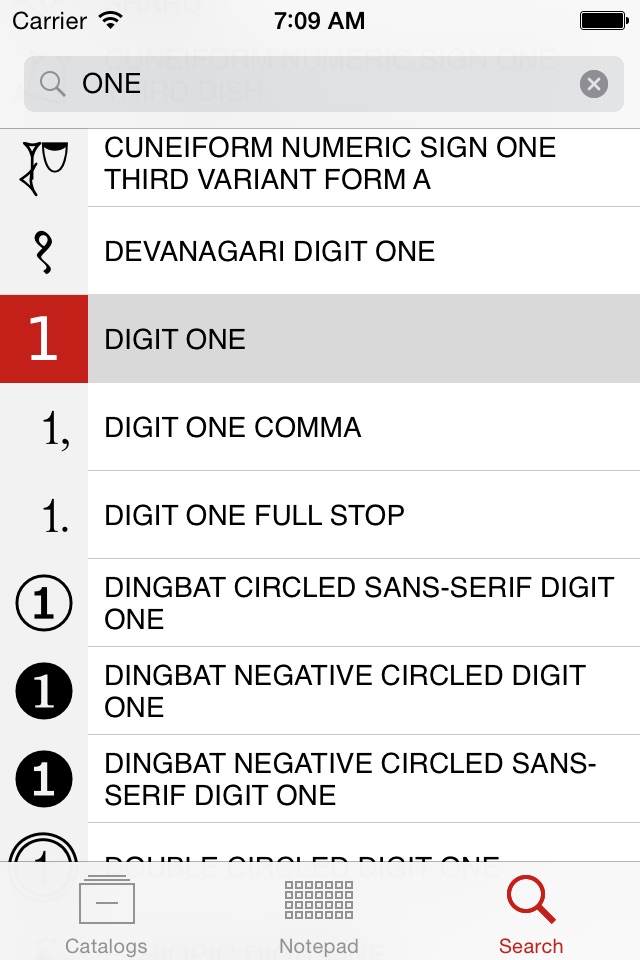 Unicode Pad screenshot 2