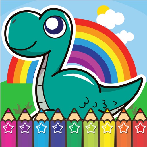 Jurassic Coloring Book World Sixth Edition iOS App