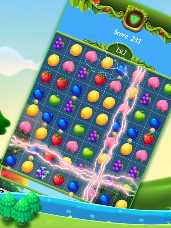 Fruit Dash Thunder iPad screenshot 4 - Games app